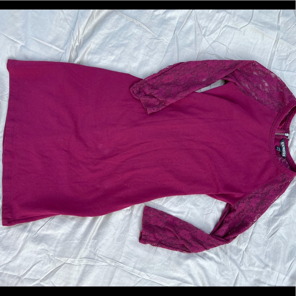 Express Maroon/Wine color women’s dress size small